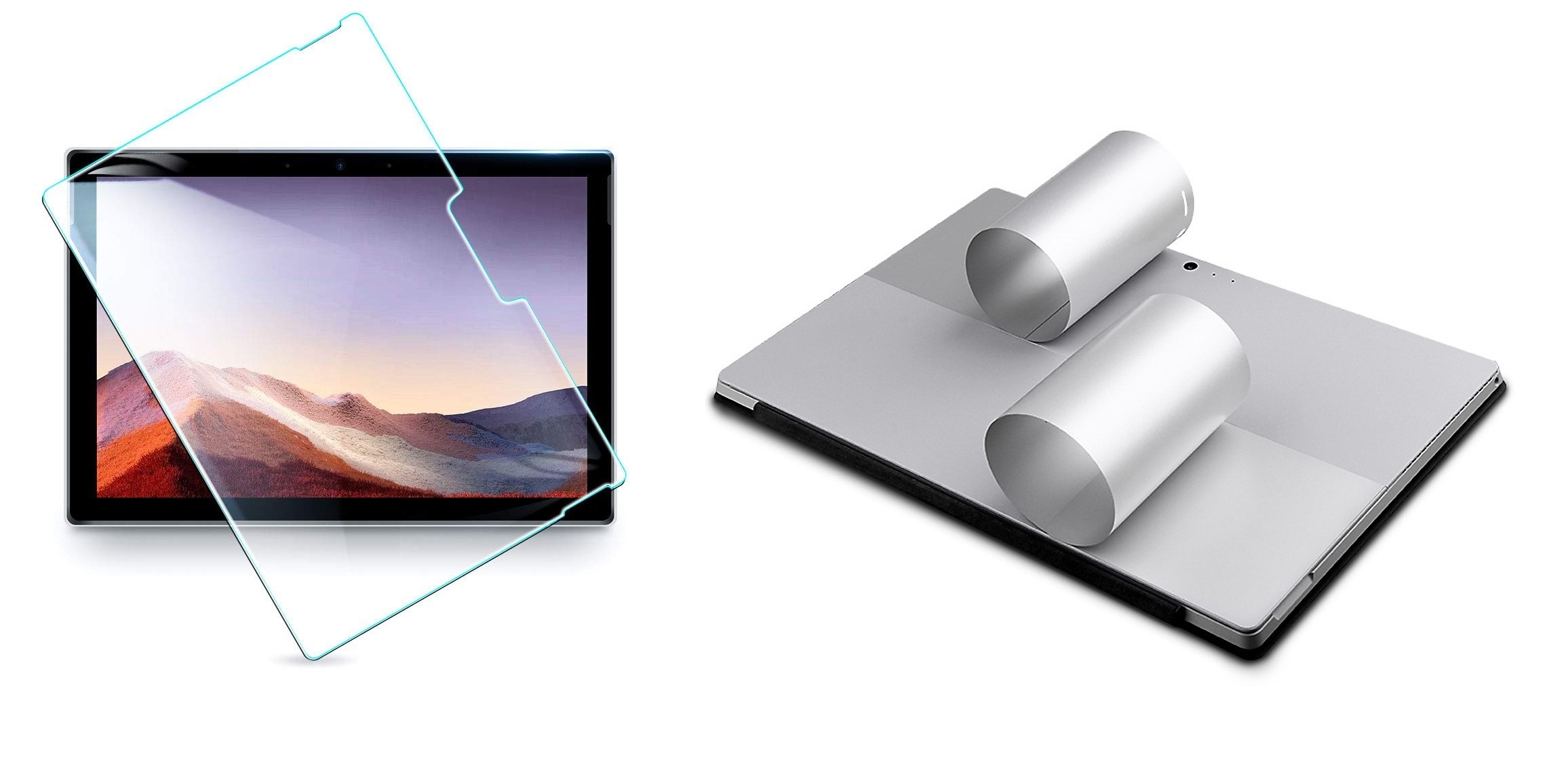 Bộ kính cường lực + dán lưng Surface Pro 4,5,6,7,7+ chính hãng JRC