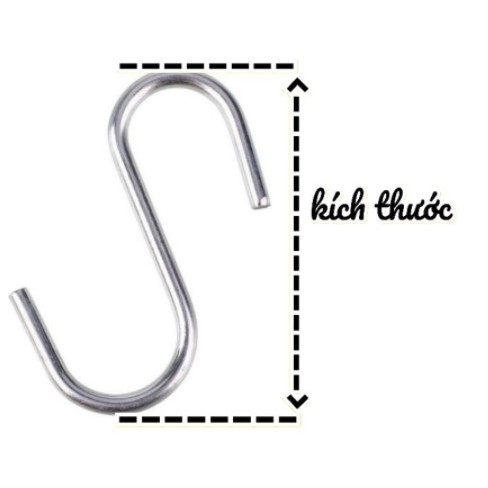 Combo 10- móc treo hình chữ S 6 cm