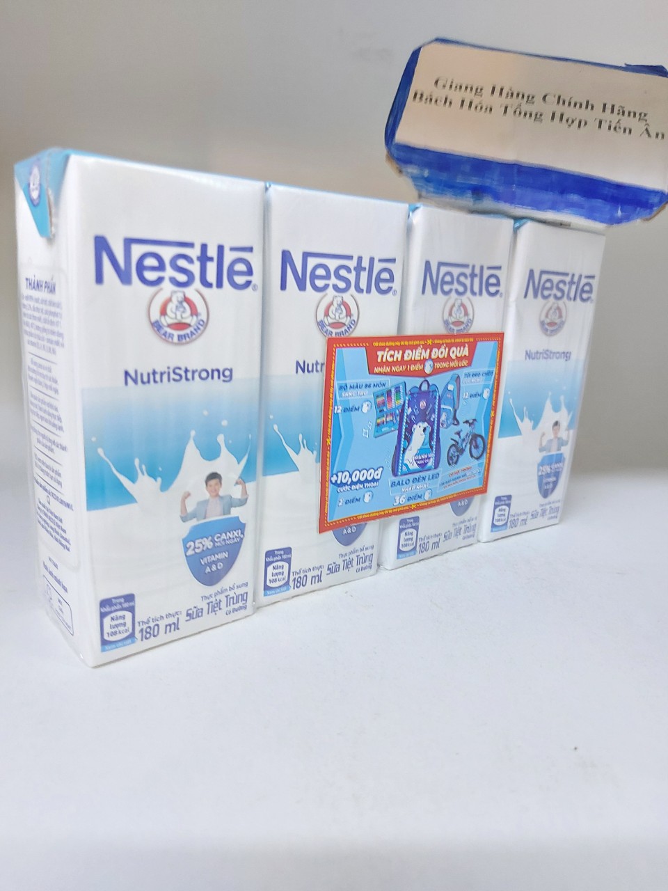 Lot of 4 Boxes of Milo Nestle' Milk 180ml
