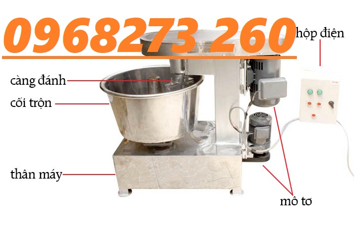 [Trả góp 0%]Máy trộn bột công nghiệp trộn 10kg bột công suất lớn