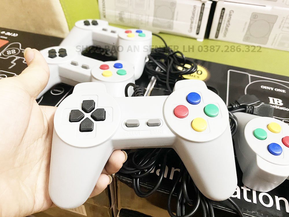 Bộ đôi tay cầm thay thế cho bộ máy chơi game 600 trò chơi điện tử 4 nút