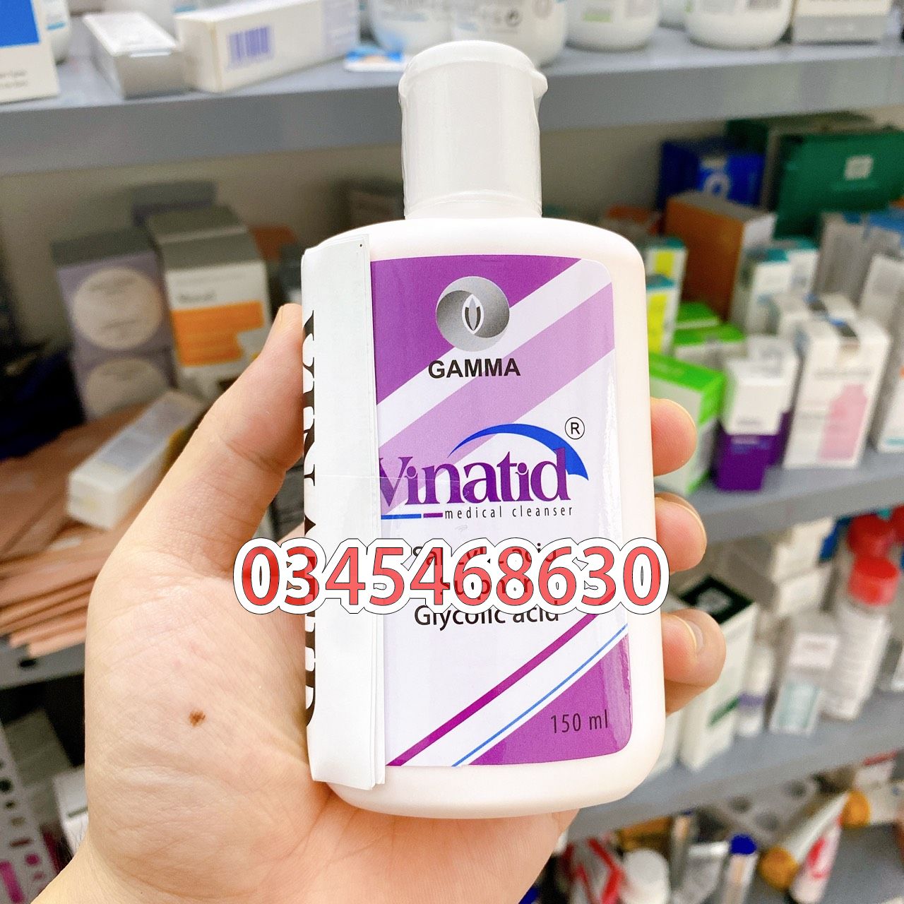 [Chính hãng] Sữa tắm - sửa rửa mặt cho da mụn Vinatid - 150ml