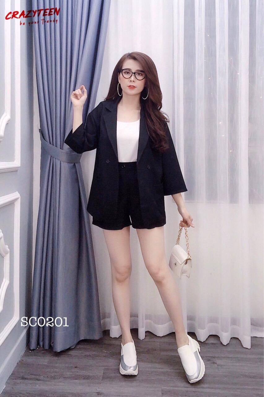 [HCM]SET VEST 3 MÓN CAO CẤP ( QUẦN CỘC )