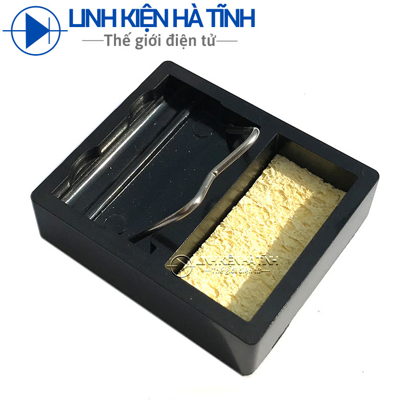 5 cái Đế gác mỏ hàn mini kèm miếng bọt biển
