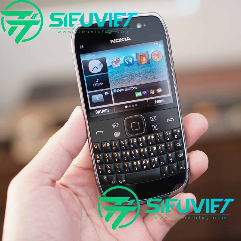 [HCM]ĐIỆN THOẠI NOKIA E6 CHÍNH HÃNG