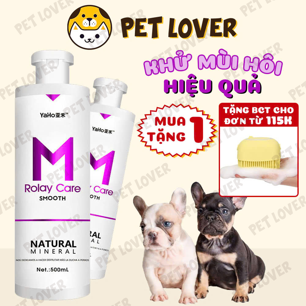 Sữa Tắm Cho Chó Thơm Lâu Dưỡng Lông Yaho Rolay Care Chai 500ml