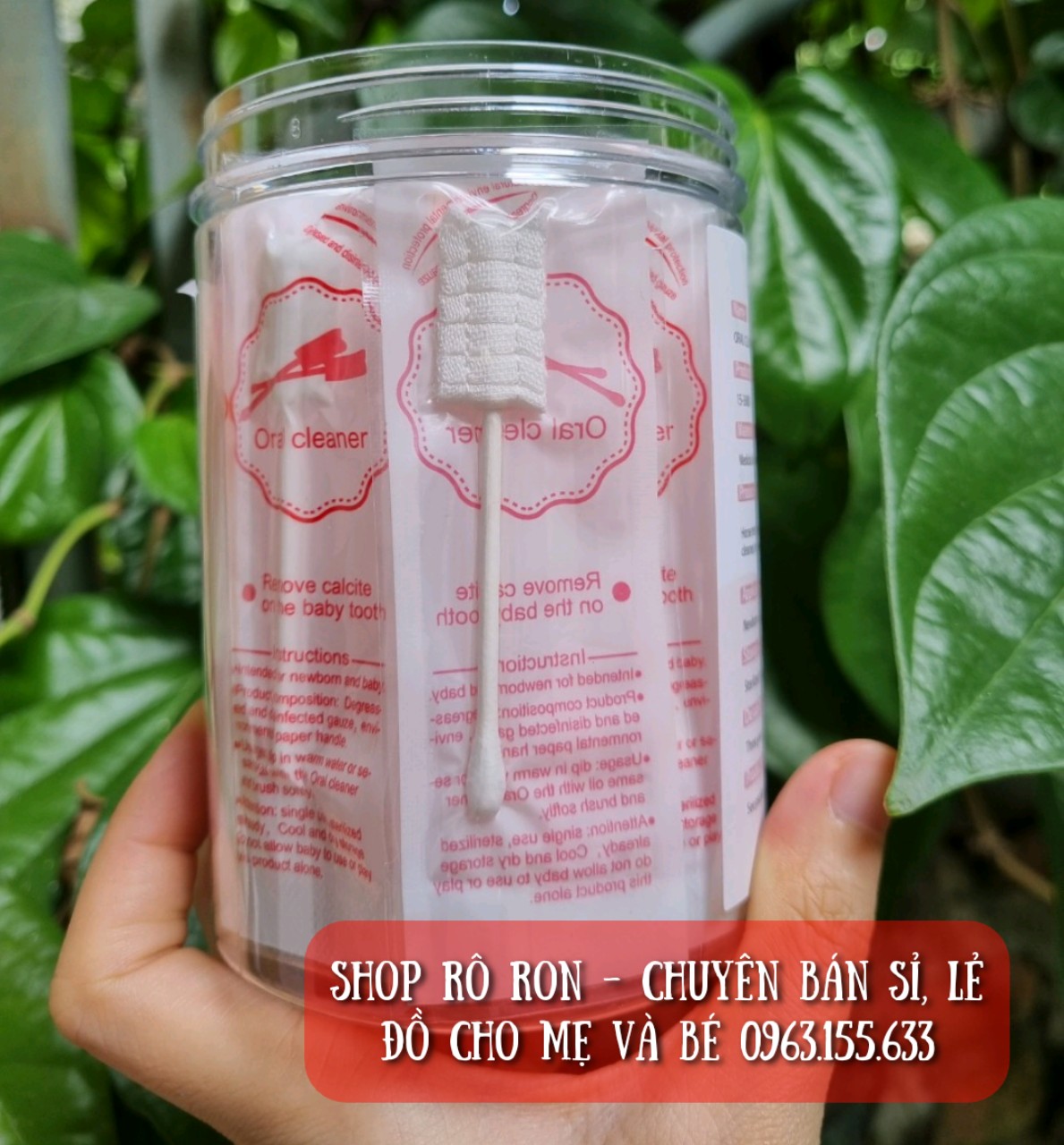 QUE RƠ LƯỠI + TĂM BÔNG VCOOL CAO CẤP 2 ĐẦU [HỘP 30 QUE]