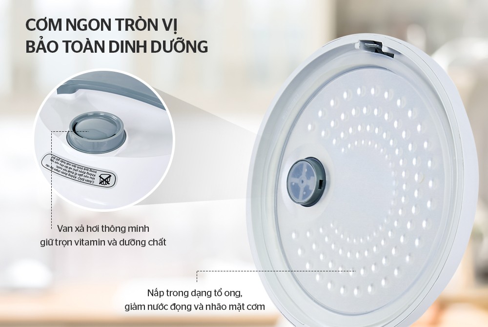 Nồi cơm điện 1.8L SUNHOUSE SHD8602