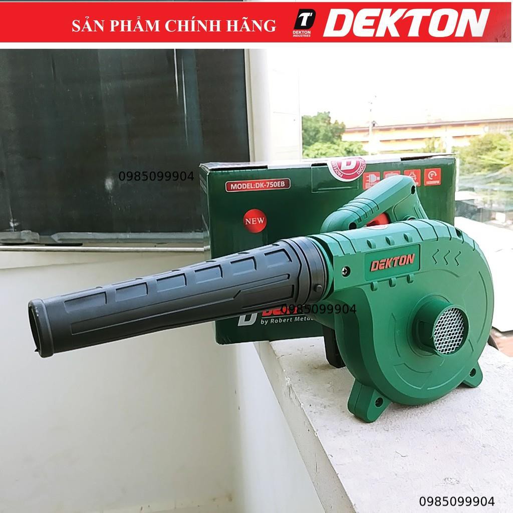 Máy thổi bụi hút bụi 750W chính hãng Dekton DK 750EB Rotor dây đồng Chỉnh tốc Dekton