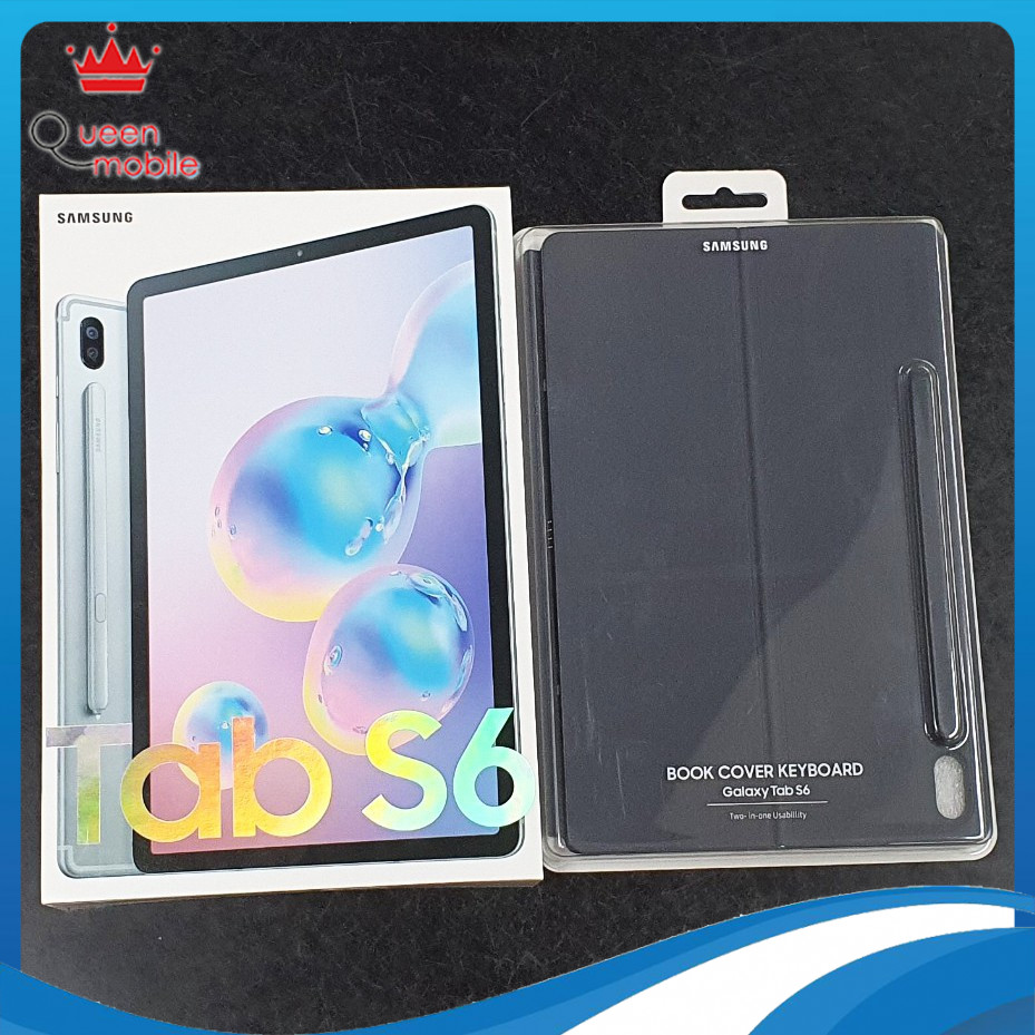 Bao da kiêm bàn phím samsung galaxy tab s6 book cover keyboard ef-dt860 - hàng chính hãng
