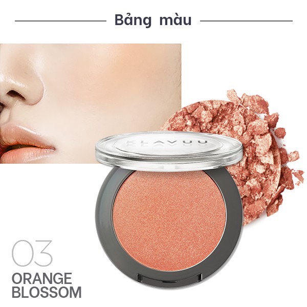 Phấn má hồng KLAVUU Urban Pearlsation Natural Powder Bluser