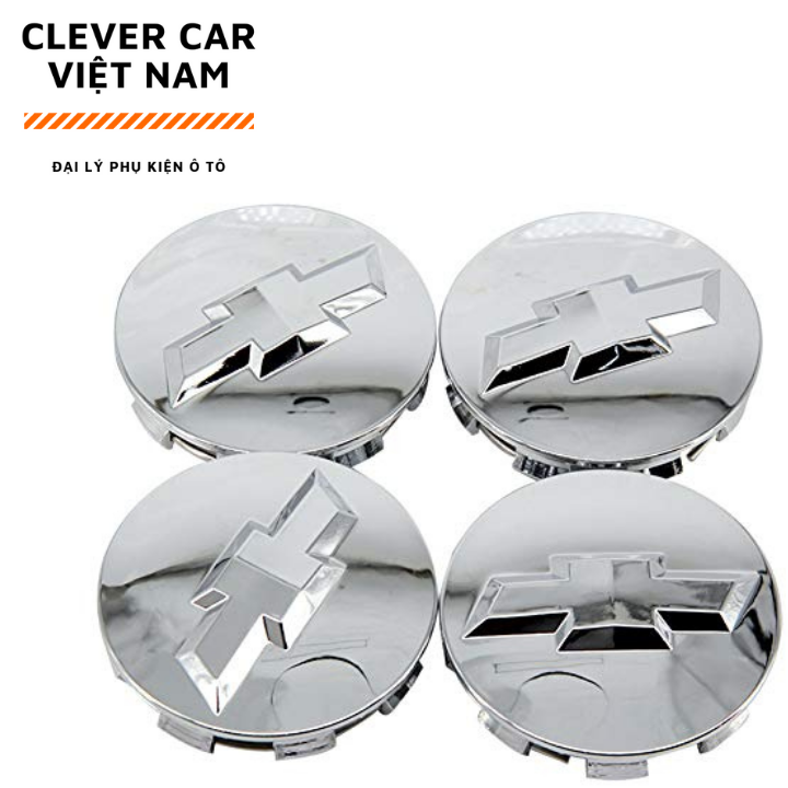Ốp Chụp Vành Theo Xe Logo Chevrolet Đường Kính 83mm - Logo Chụp Mâm Xe Ô Tô