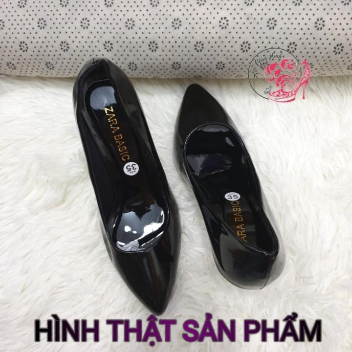 [HCM]GIÀY CAO GÓT DA BÓNG  CAO 7CM
