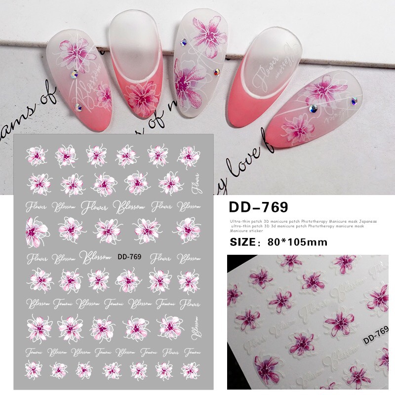 Sticker Dán Móng Nhiều Mẫu Hot - Naill937