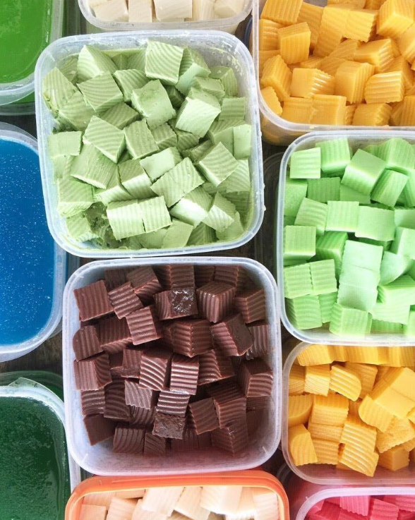 Bột Pudding Hàng Huy DouXian các mùi