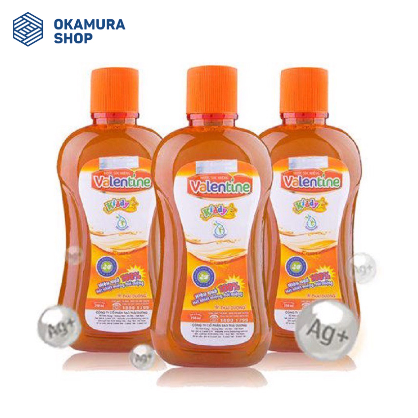 [HCM]Nước súc miệng VALENTINE KIDDY 250ml