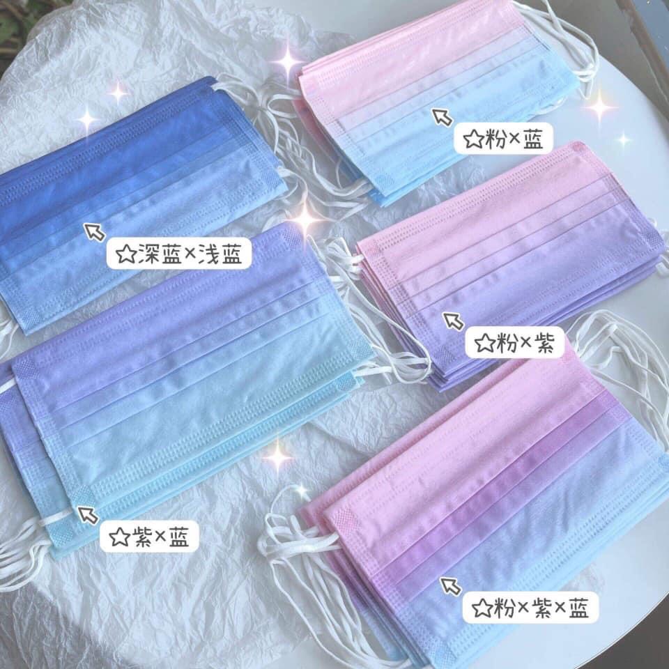 Khẩu trang cầu vồng Pastel