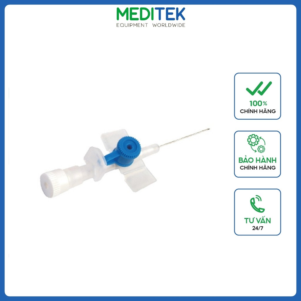 Kim luồn tĩnh mạch healflon ấn độ 18g, 20g, 22g, 24g dùng trong y tế , không gỉ, truyền dịch nước