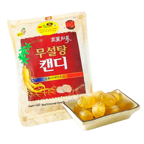 kẹo Sâm Không Đường trắng Hàn Quốc [ COMBO 2 BỊCH LỚN ]  - BINZINSON