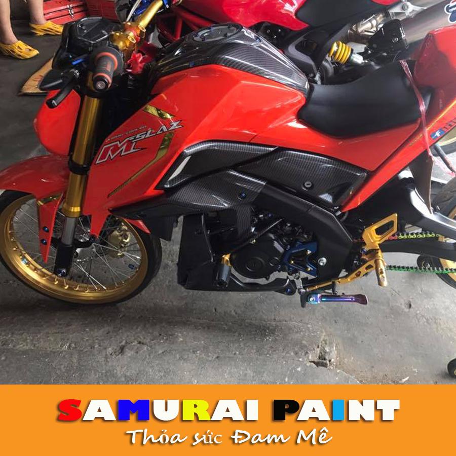 Sơn samurai màu cam - Chai sơn màu cam 115 sơn xịt samurai