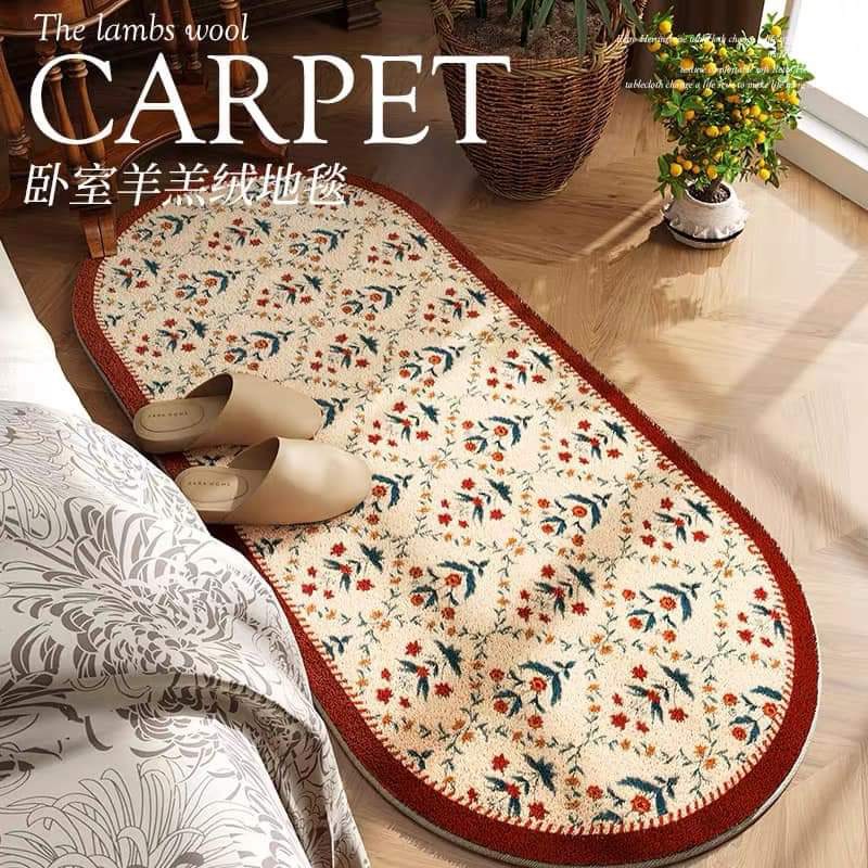 Thảm trải chân giường cực xinh, siêu nhiều mẫu lựa chọn