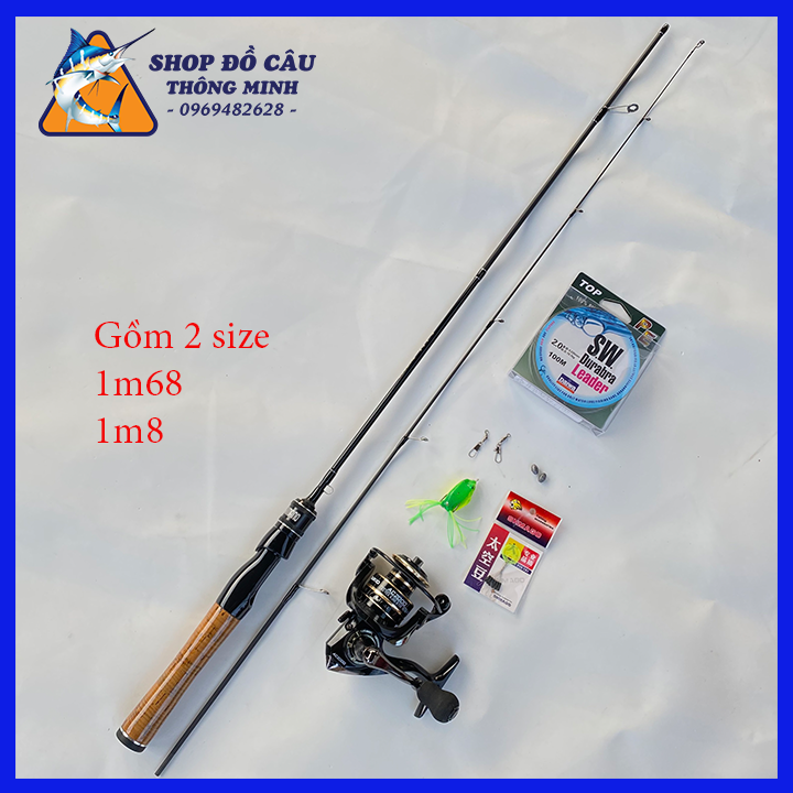 BÁO GIÁ BỘ CẦN CÂU MÁY RÚT THÔNG MINH NHIỀU SIZE | Shopee Lazada Sendo Tiki mới nhất 44 Bộ cần câu máy Lure UL 1m68 1m8 Máy Kim Loại 2000 - Tặng Dù + Mồi Giả - bộ cần câu máy, trọn bộ cần câu máy giá rẻ, bộ cần câu cá cần câu lure ( Shop Đồ Câu thông Minh