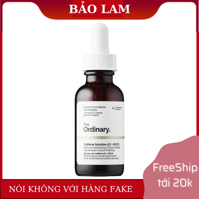 [Bill Sephora]Serum Dưỡng da vùng Mắt Caffeine Solution 5% + EGCG - The Ordinary