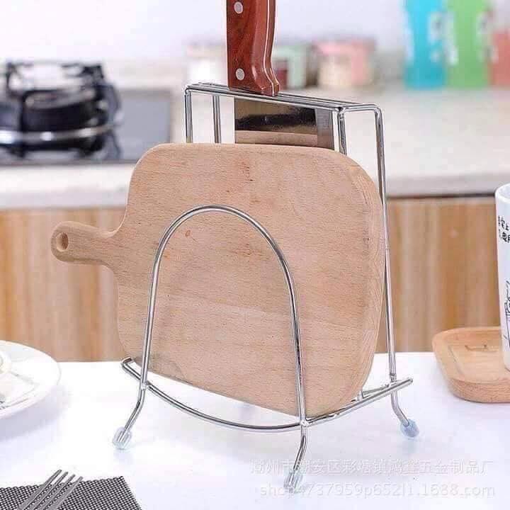 GIÁ CÀI DAO THỚT INOX NHỎ GỌN