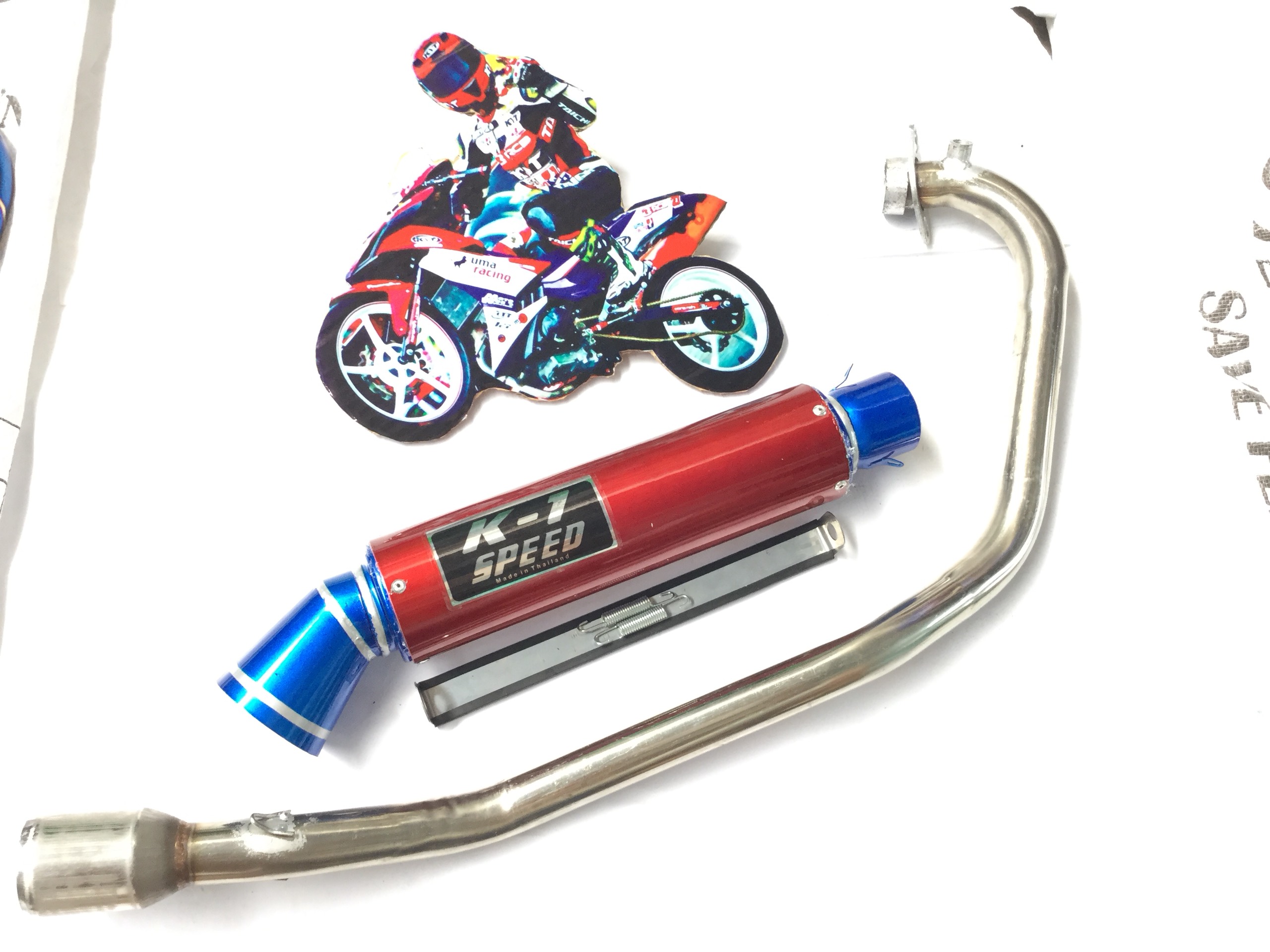 Pô K1 vip Đỏ - Cả Cổ Satria + GSx + Raider fi .....,,,,