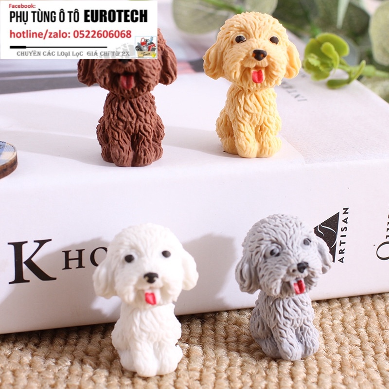 Gôm tẩy hình chú chó Teddy xinh xắn sáng tạo