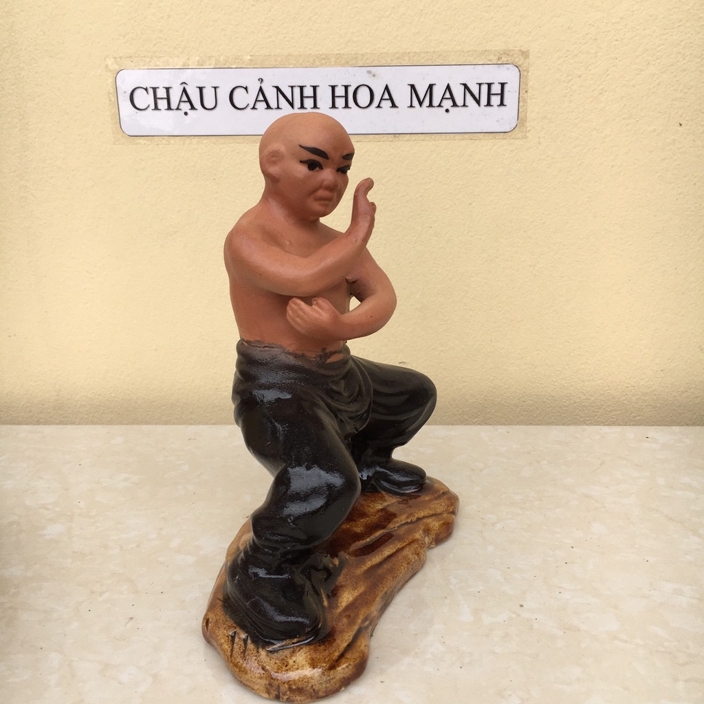 Tượng võ thiếu lâm ghép bonsai SP460