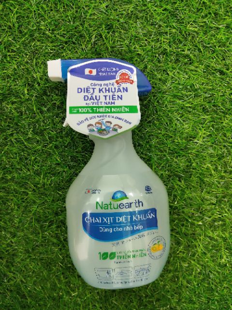 Chai xịt diệt khuẩn Natuearth 410ml