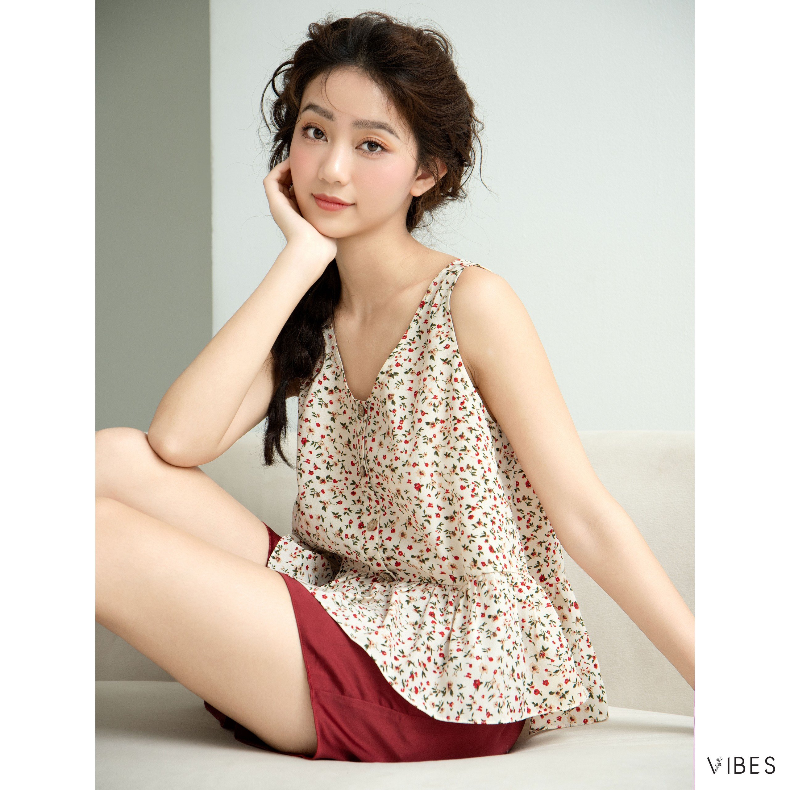 VIBES Đồ bộ sát nách Cindy Sleeveless Set