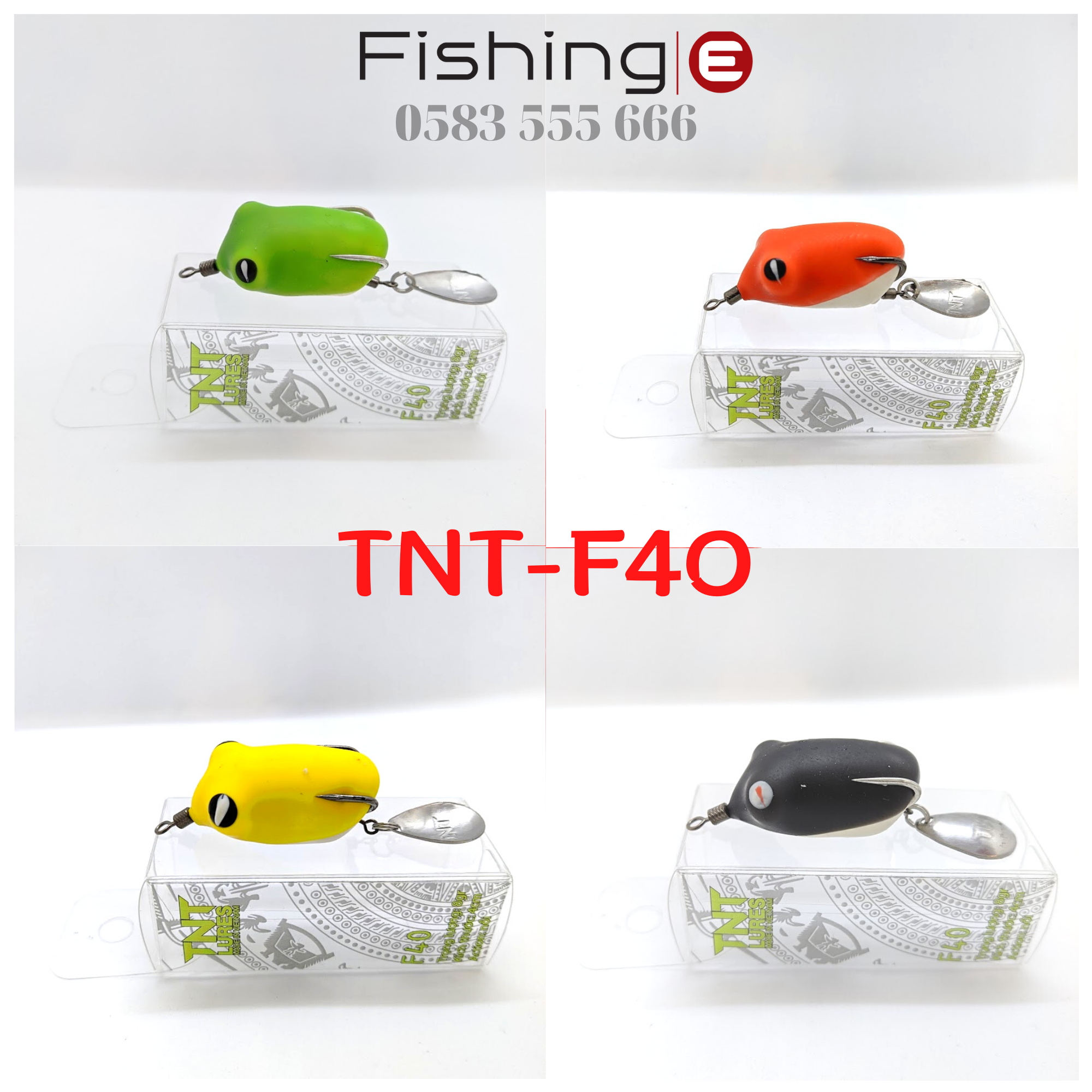 Mồi Lure Nhái hơi TNT F40