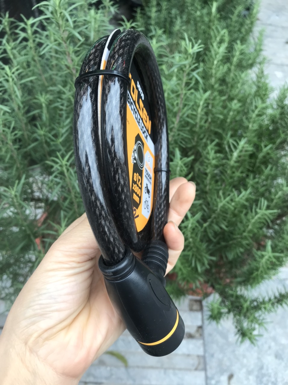 Ổ Khóa Dây xe đạp Tolsen 55170 (80cm )
