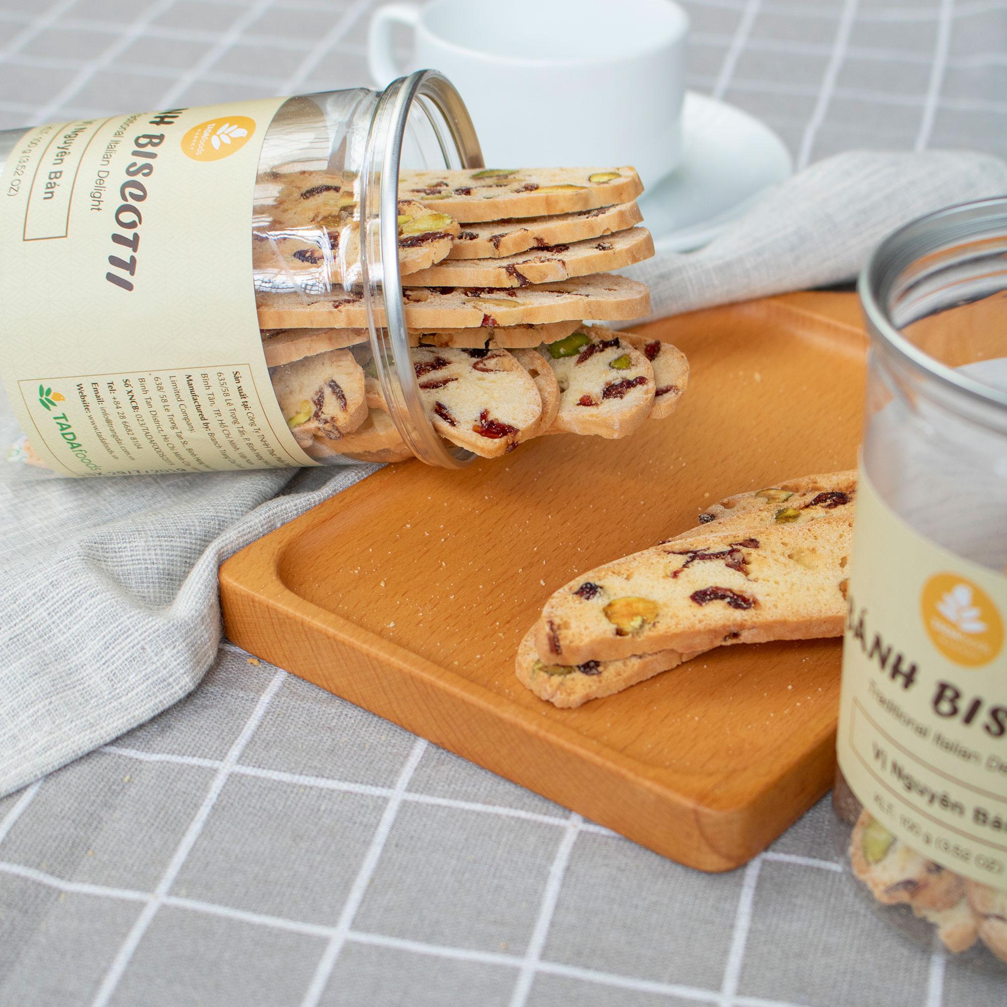 Bánh Quy Biscotti Vị Nguyên Bản (Hộp 100g)