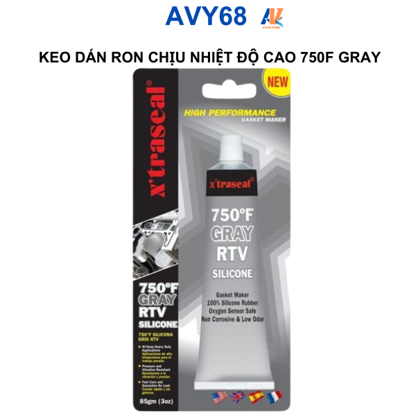 Keo dán ron chịu nhiệt độ cao 750F Gray