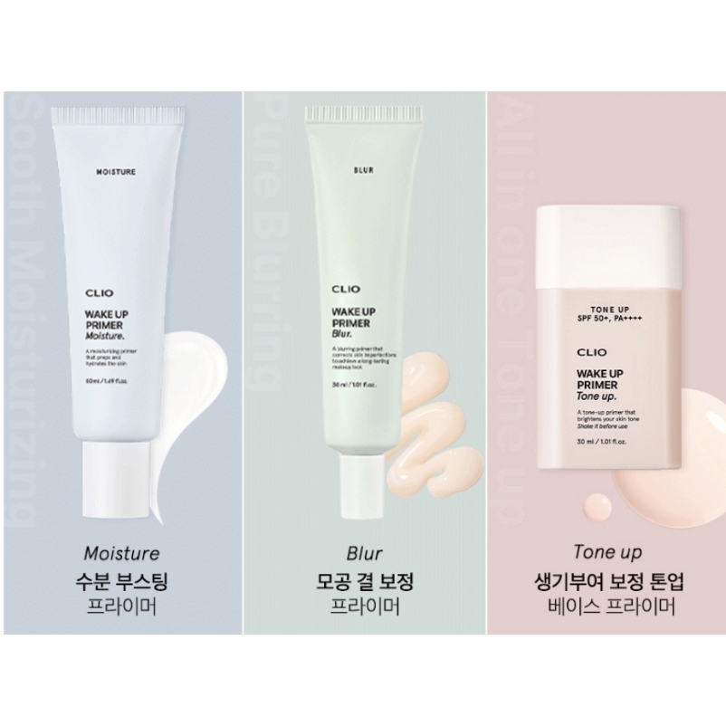 (HSD 01/2026) Kem lót Clio Pre-Step Primer / Wake Up Primer