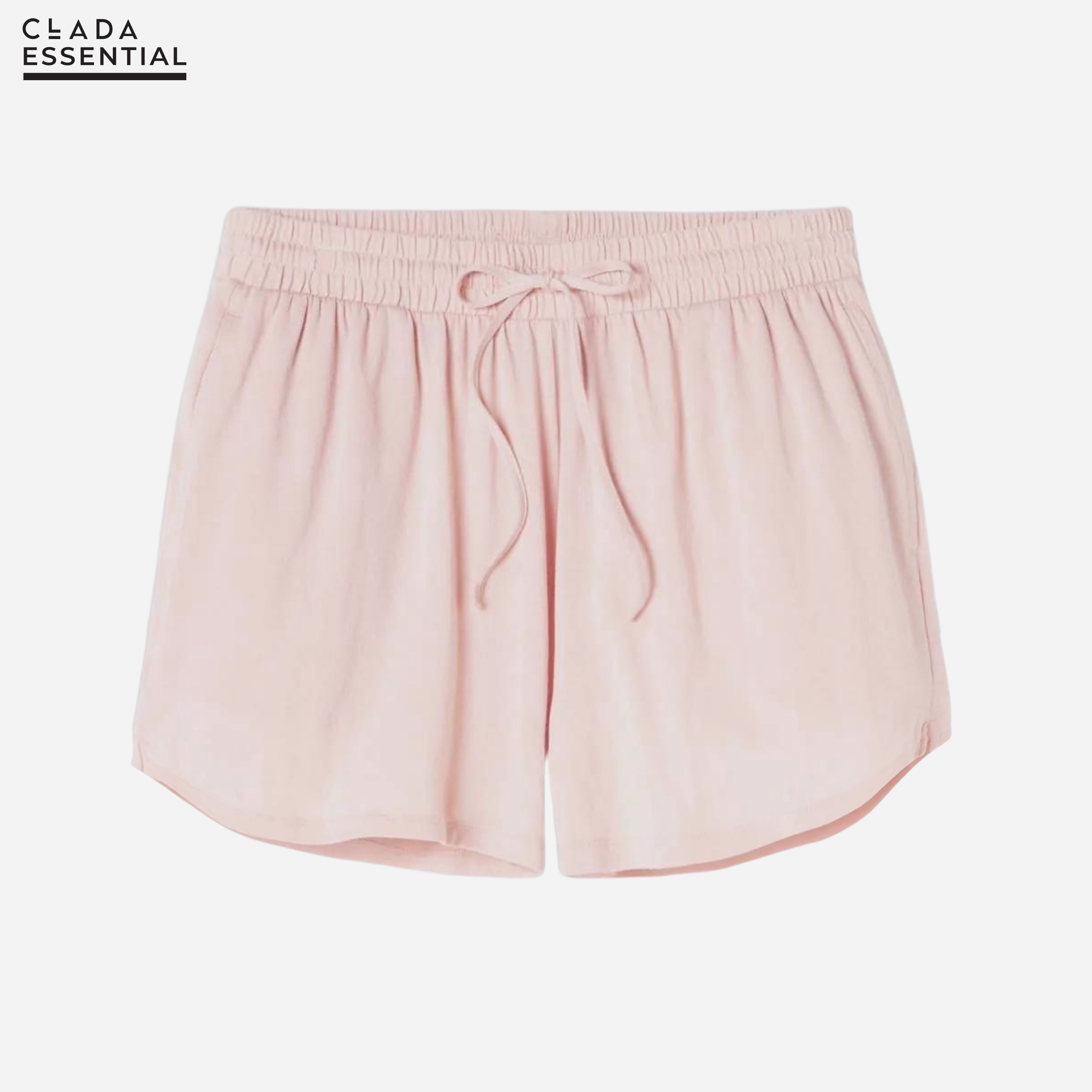 Quần short nữ lưng cao thương hiệu CLADA - Hồng