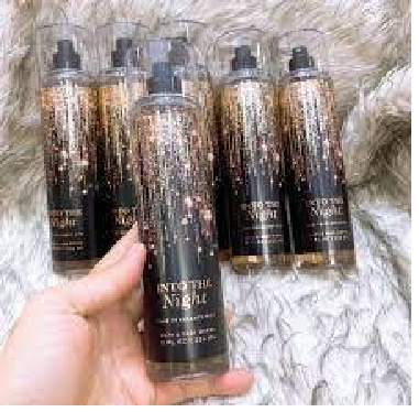 Xịt thơm toàn thân bath and body works - into the night 236ml