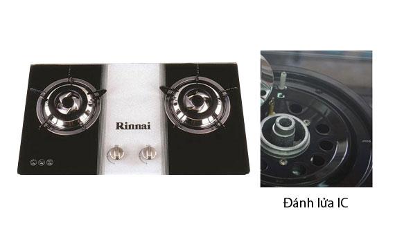 [HCM][Trả góp 0%]Bếp ga âm Rinnai RVB-2BGW (Đen)