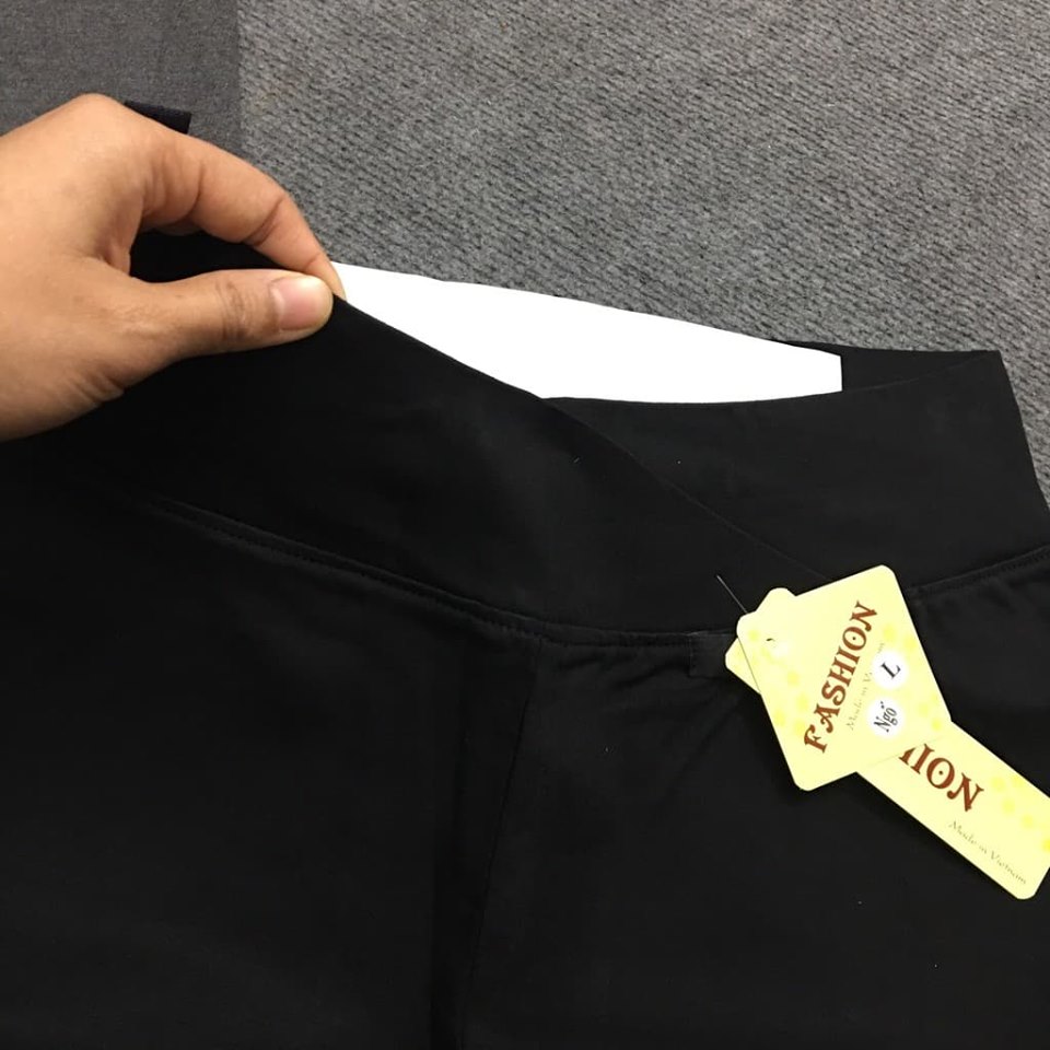 Quần Lửng Bầu Cạp Chéo, Chất Zip Hàn đẹp