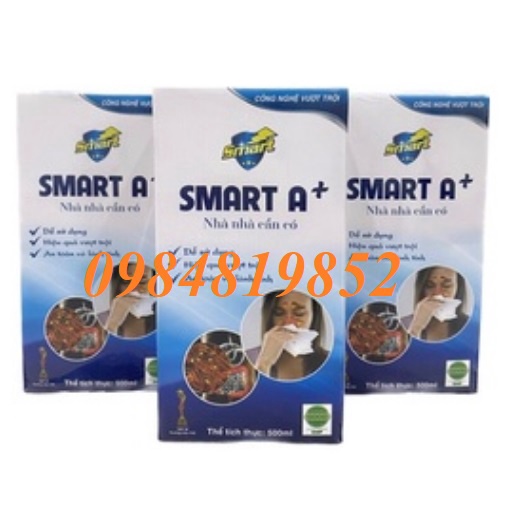 [MẪU MỚI] COMBO 3 Nước A - Dung dịch sát khuẩn Anolyte - Smart A+- chai 500ml