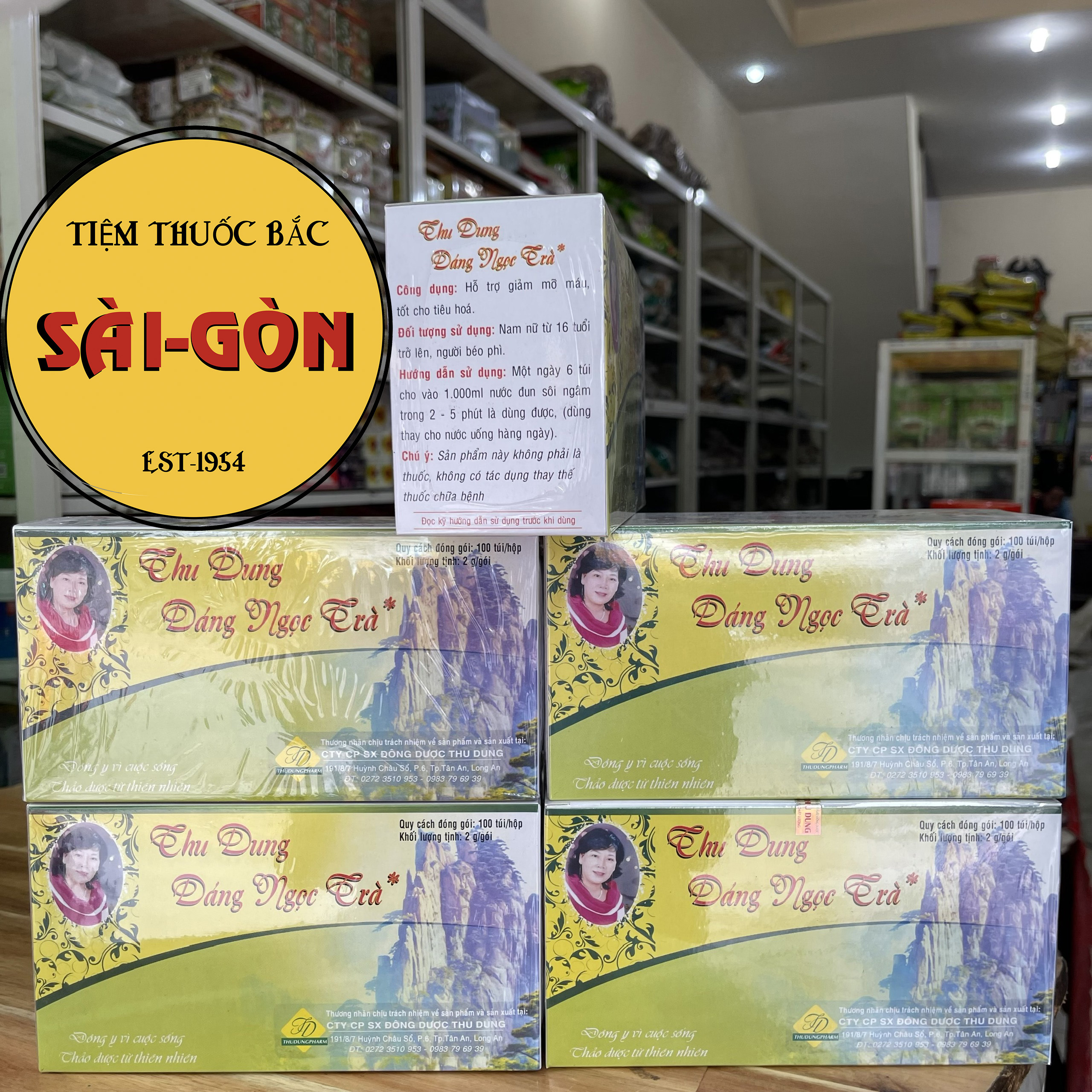 Trà Dáng Ngọc - Hộp 100 Túi Lọc