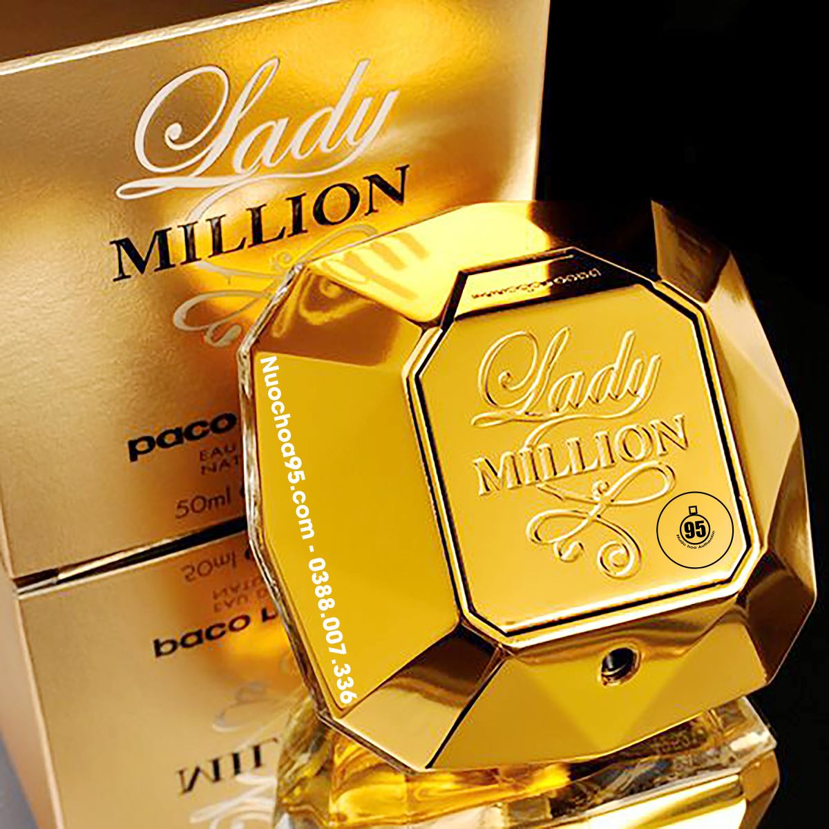 Nước hoa nữ Lady Million Set 2 Chai 40ml
