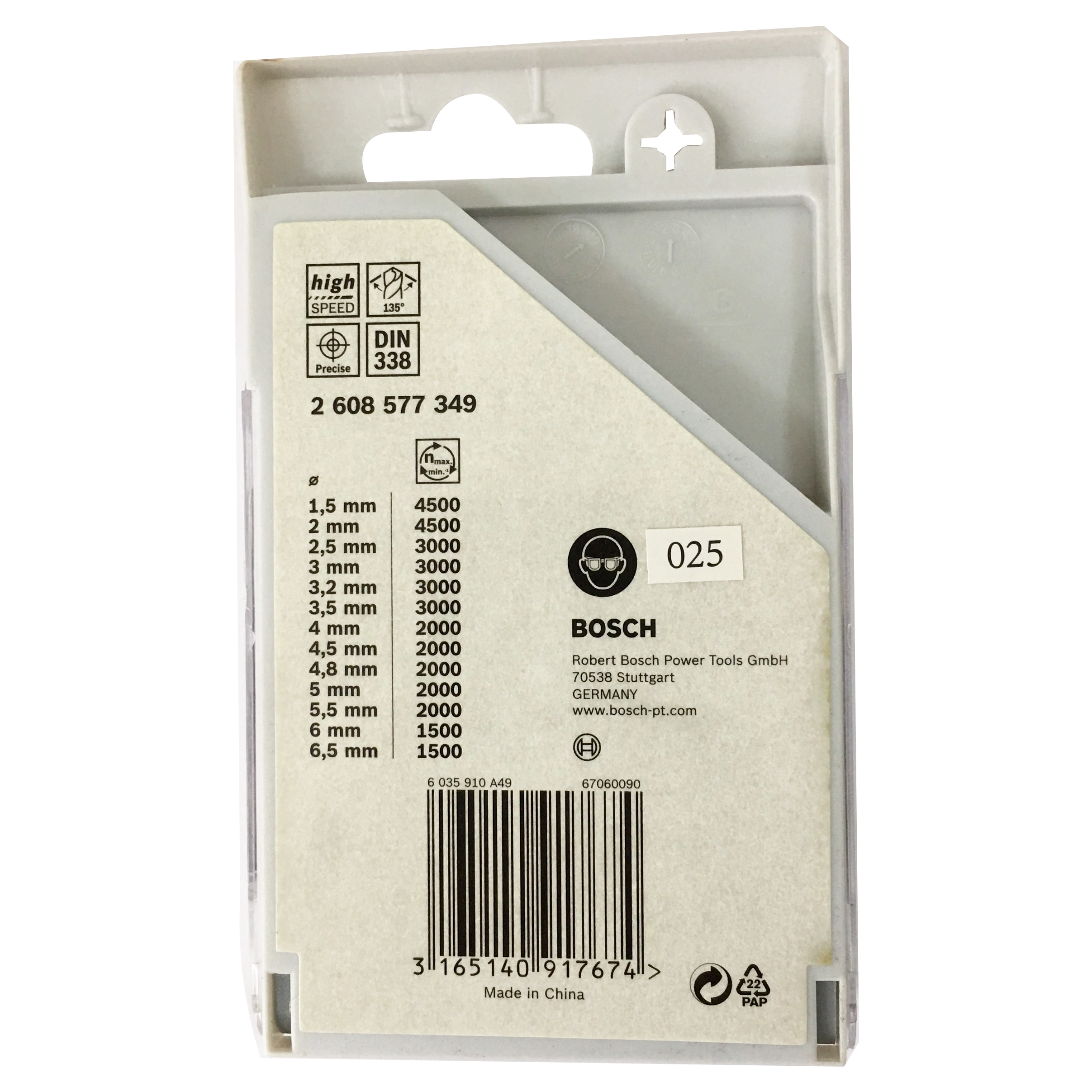 Bộ 13 mũi khoan Bosch HSS Point-2608577349