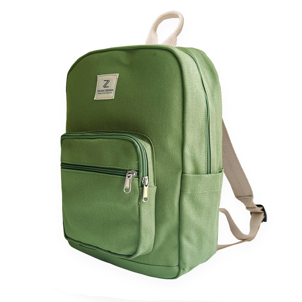 Balo vải canvas Classic màu trơn | Ziczac Design