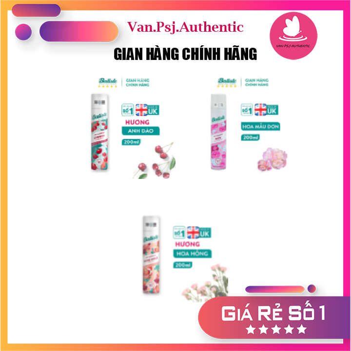 DẦU GỘI KHÔ BATISTE