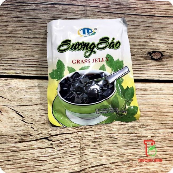 Sỉ toàn quốc 10 gói bột thạch sương sáo đen