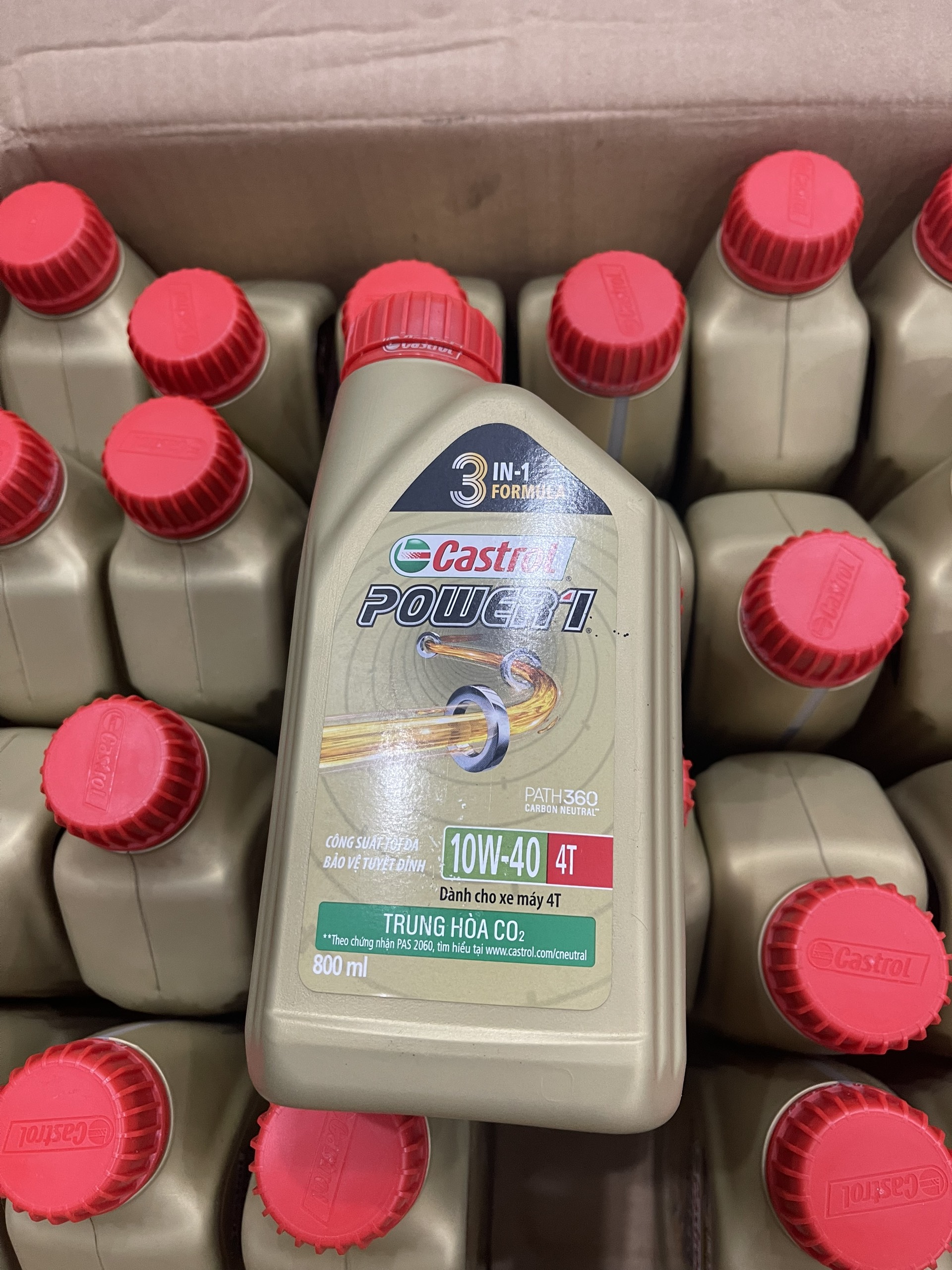 Dầu nhớt Castrol xe số 10-40W ( 800ml )